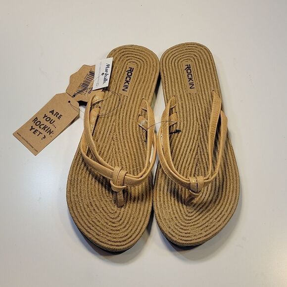 BRAND NEW  ORIGINAL ROCKIN SLIP ON FLIP FLOPS SANDAL - Picture 4 of 15